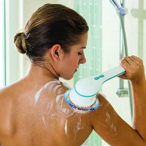 SPIN SPA BODY BRUSH WITH 5 ATTACHMENTS