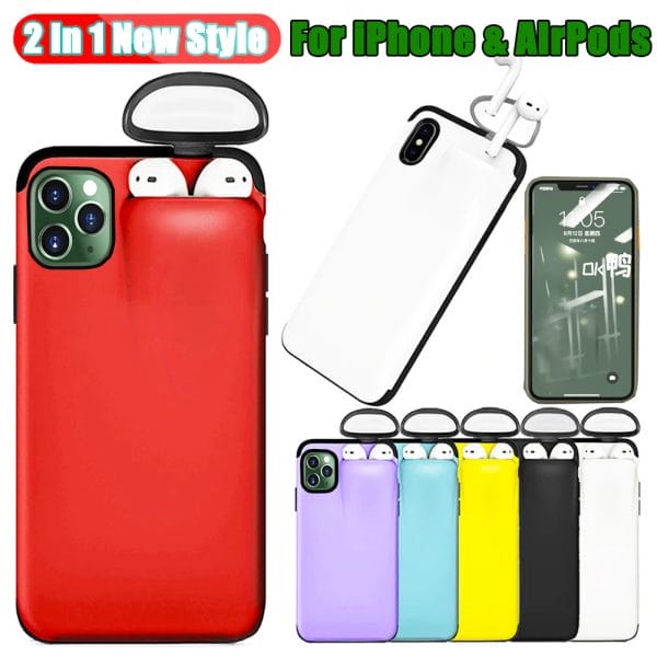 2 in1 AirPods iPhone Case