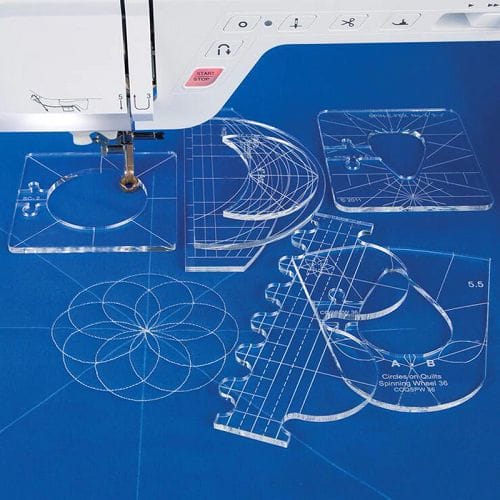 Quilting Template Set – 6 Pieces