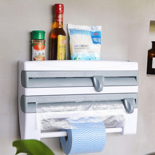 4in1 Kitchen Roll, Film and Paper Holders