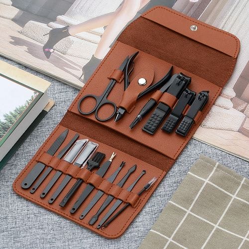 16PCS Stainless Steel Nail Clippers Kit