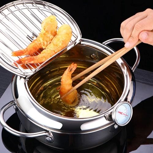 Japanese Style Deep Frying Pot Temperature Control
