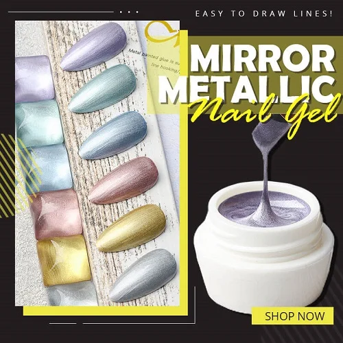 Mirror Metallic Nail Gel-3pcs