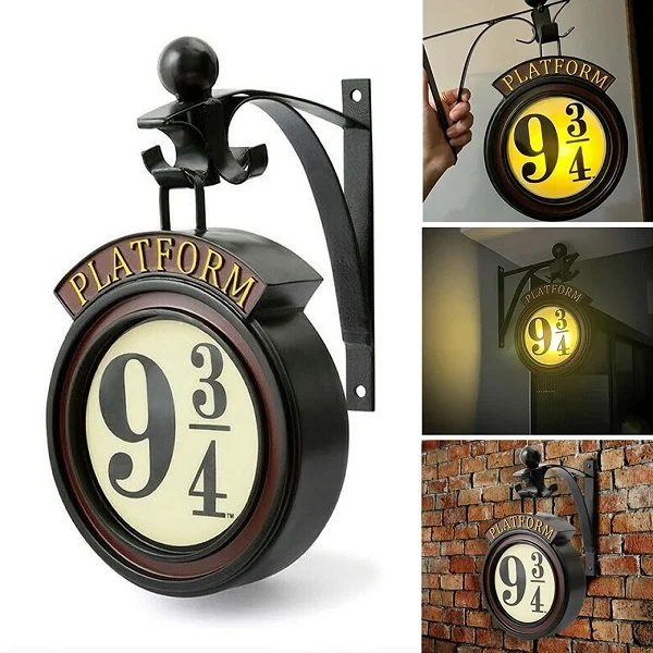 Harry Potter Hogwarts Express Hanging Platform 9 3/4 Night Light