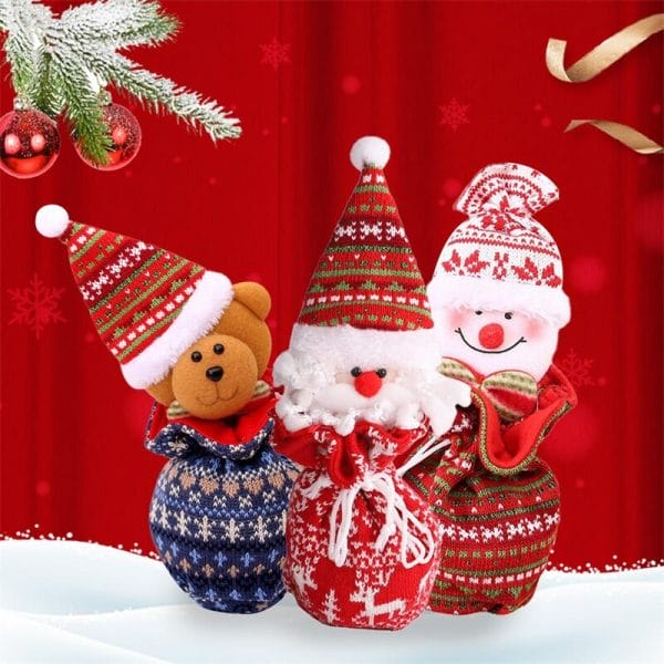 Christmas Gift Doll Bags-4PCS