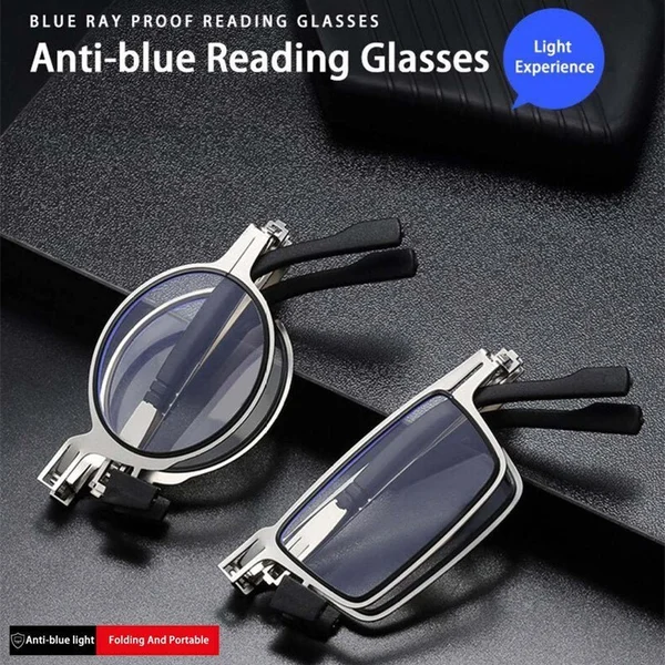 Screwless Titanium Ultra Light Folding Glasses