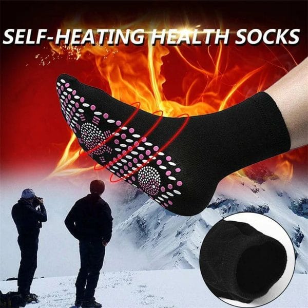 Tourmaline Lymphvity Self-Heating Health Sock
