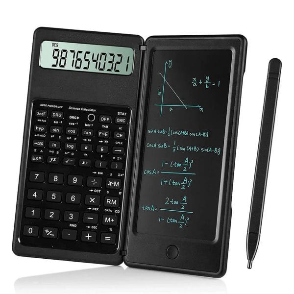 Foldable Digital Drawing Pad Calculator with Stylus